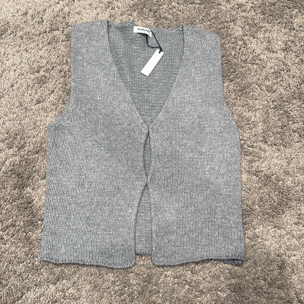 Rumored knit vest top NWT size Small